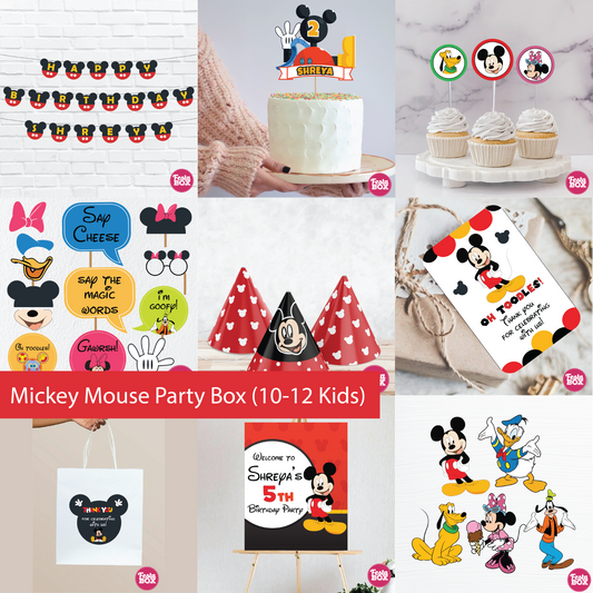 Birthday Party Box - Mickey Mouse Theme