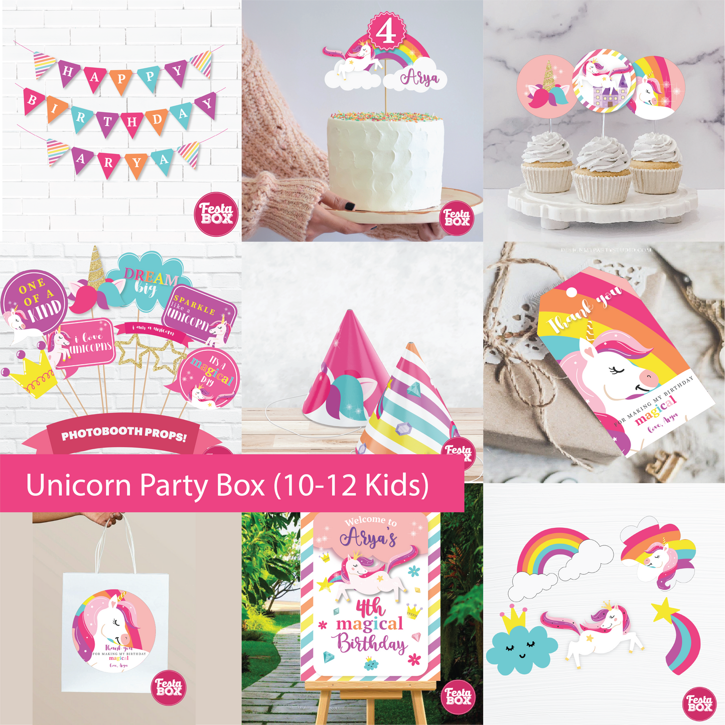 Birthday Party Box - Unicorn Theme