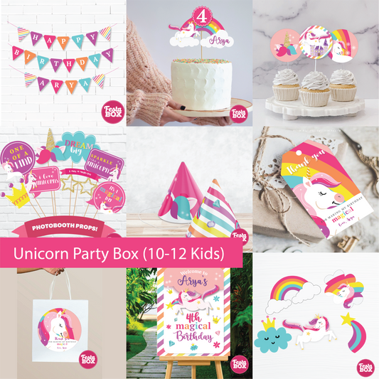 Birthday Party Box - Unicorn Theme