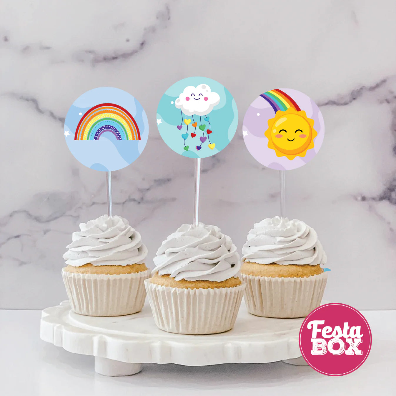 Birthday Party Box - Rainbow Theme