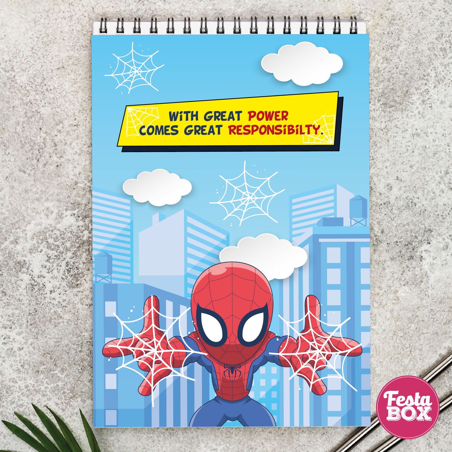 Return gifts - Drawing book - Spiderman theme Birthday Party