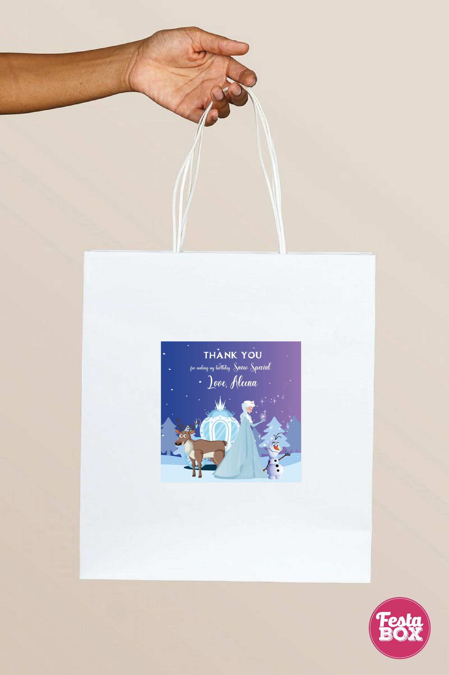 Return Gift Bags for Birthday Party -Frozen Theme - Option 2