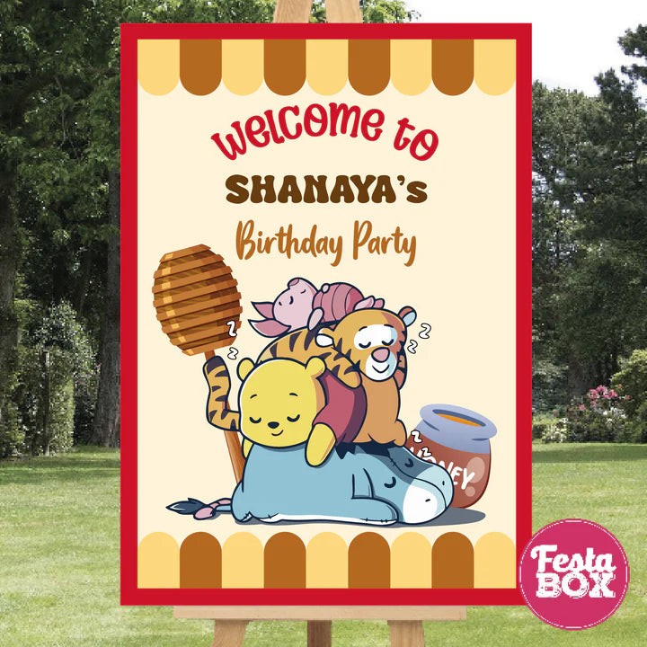 Birthday Party Box - Winnie the Pooh Theme