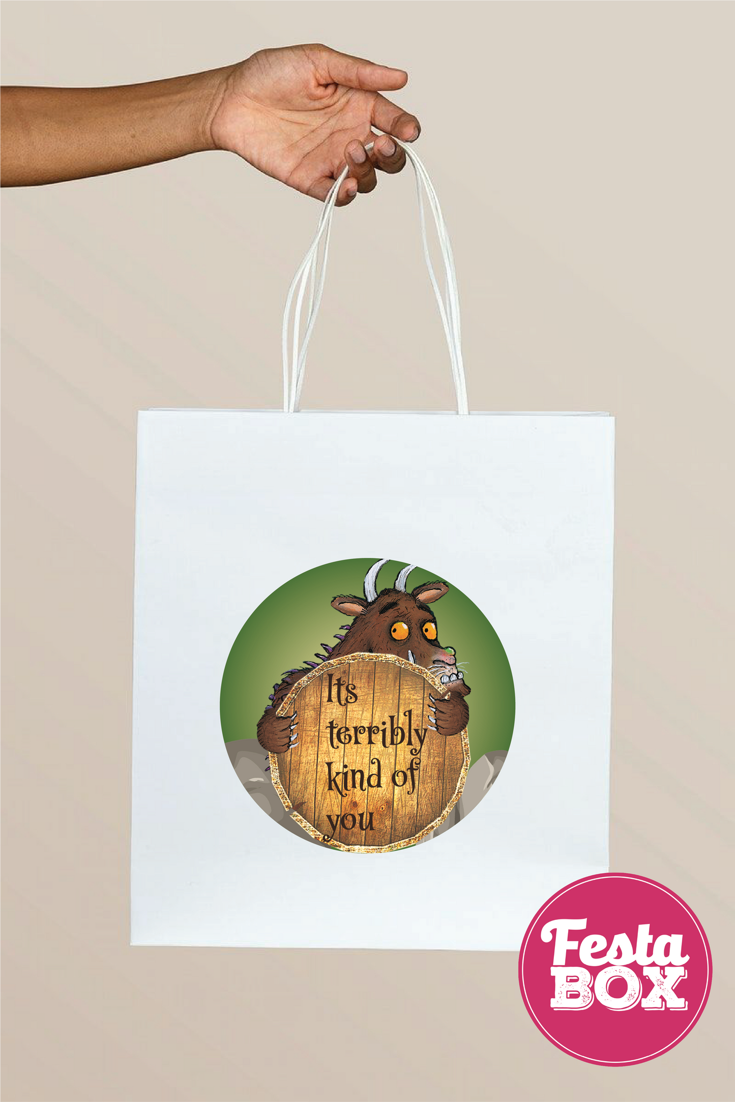 Return Gift Bags for Birthday Party - Gruffalo Theme - Option 2