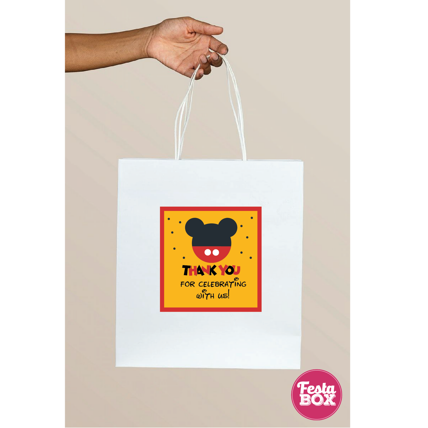 Return Gift Bags for Birthday Party - Mickey Mouse Theme - Option 2