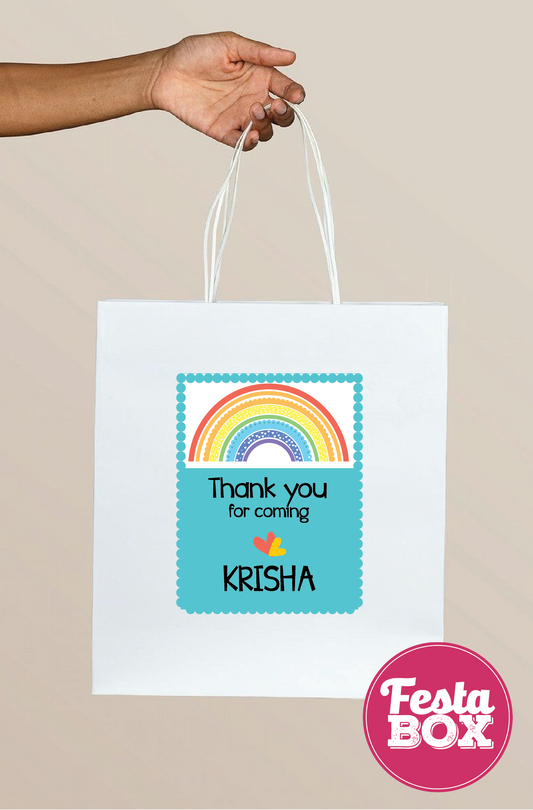 Return Gift Bags for Birthday Party - Rainbow Theme - Option 2