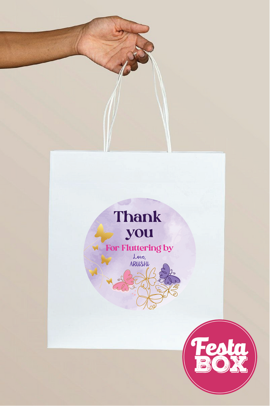 Return Gift Bags for Birthday Party - Butterfly Theme - Option 2