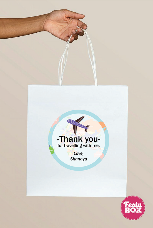 Return Gift Bags for Birthday Party - Travel  Theme - Option 2