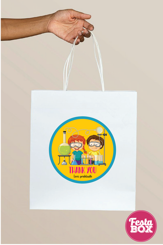 Return Gift Bags for Birthday Party - Science Theme - Option 2