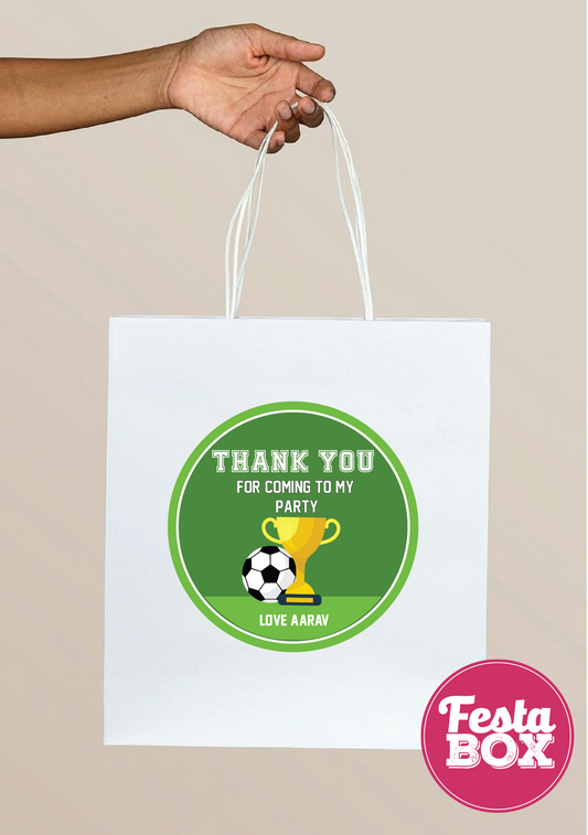 Return Gift Bags for Birthday Party - Football Theme - Option 2