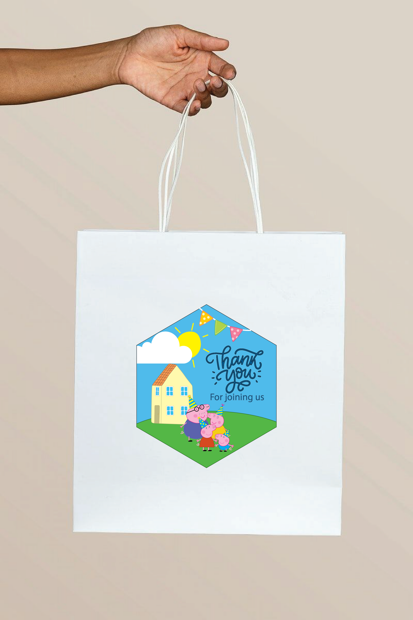 Return Gift Bags for Birthday Party - Peppa Pig Theme - Option 2