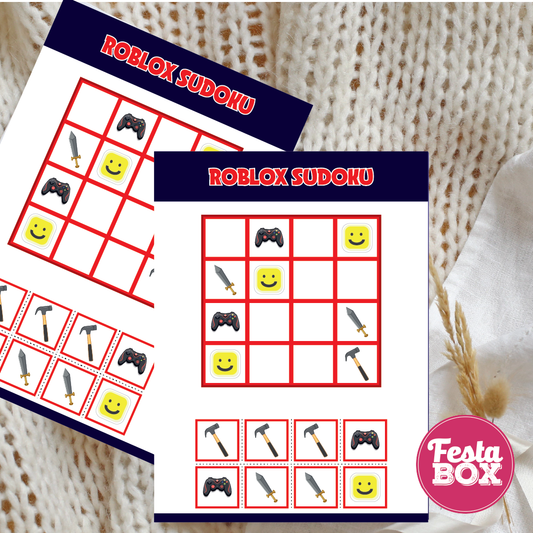 Birthday Activities Game - Sudoku - Roblox Theme by Festabox