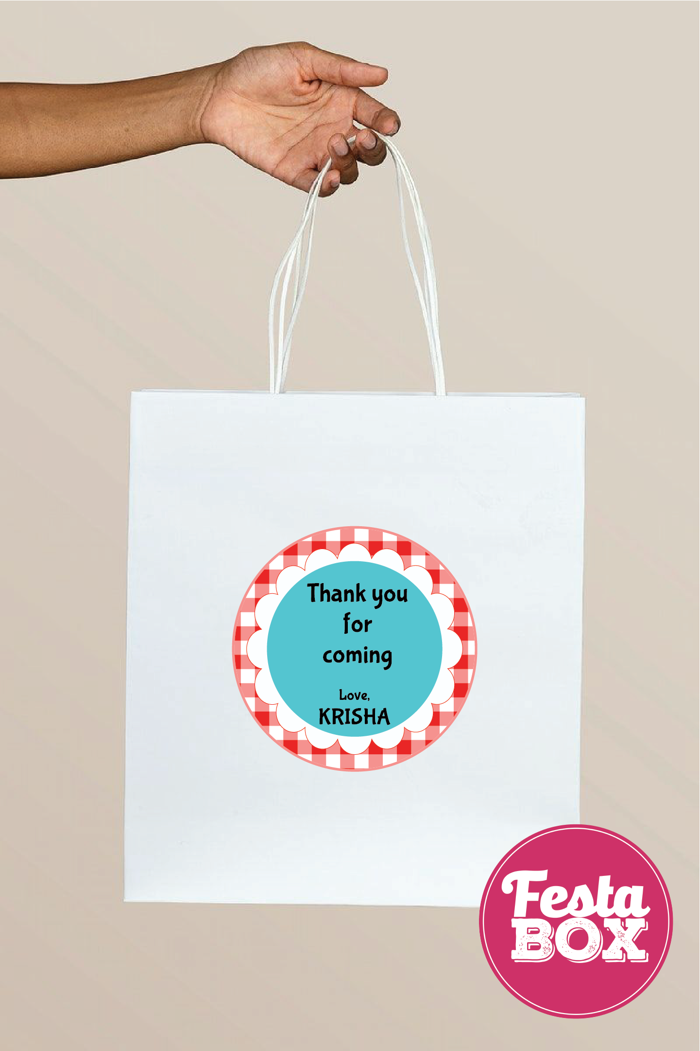 Return Gift Bags for Birthday Party - Chef  Theme - Option 1