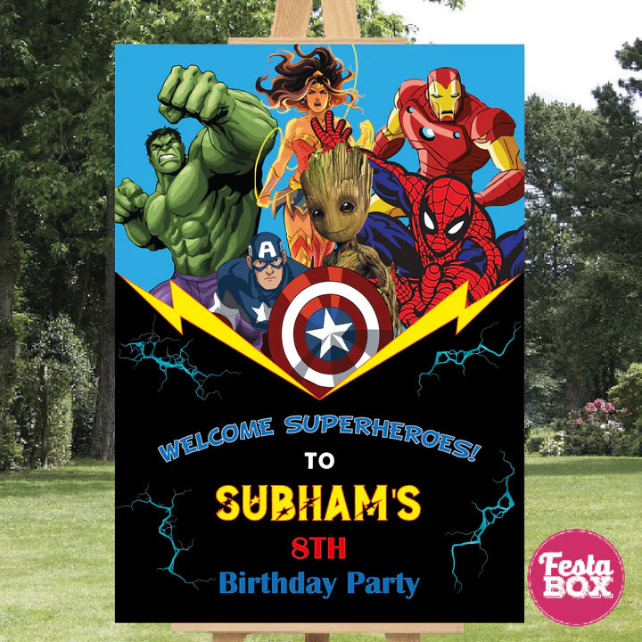 Birthday Party Box - Avengers Theme