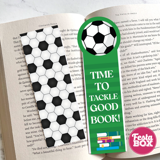 Bookmark – Football Birthday Party Theme (Set of 6 pairs)