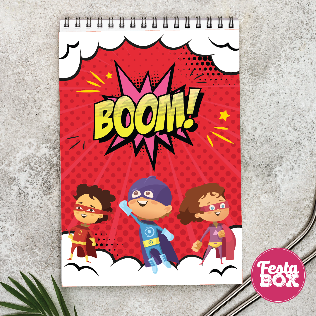 Return gifts - Drawing book - Superhero theme Birthday Party