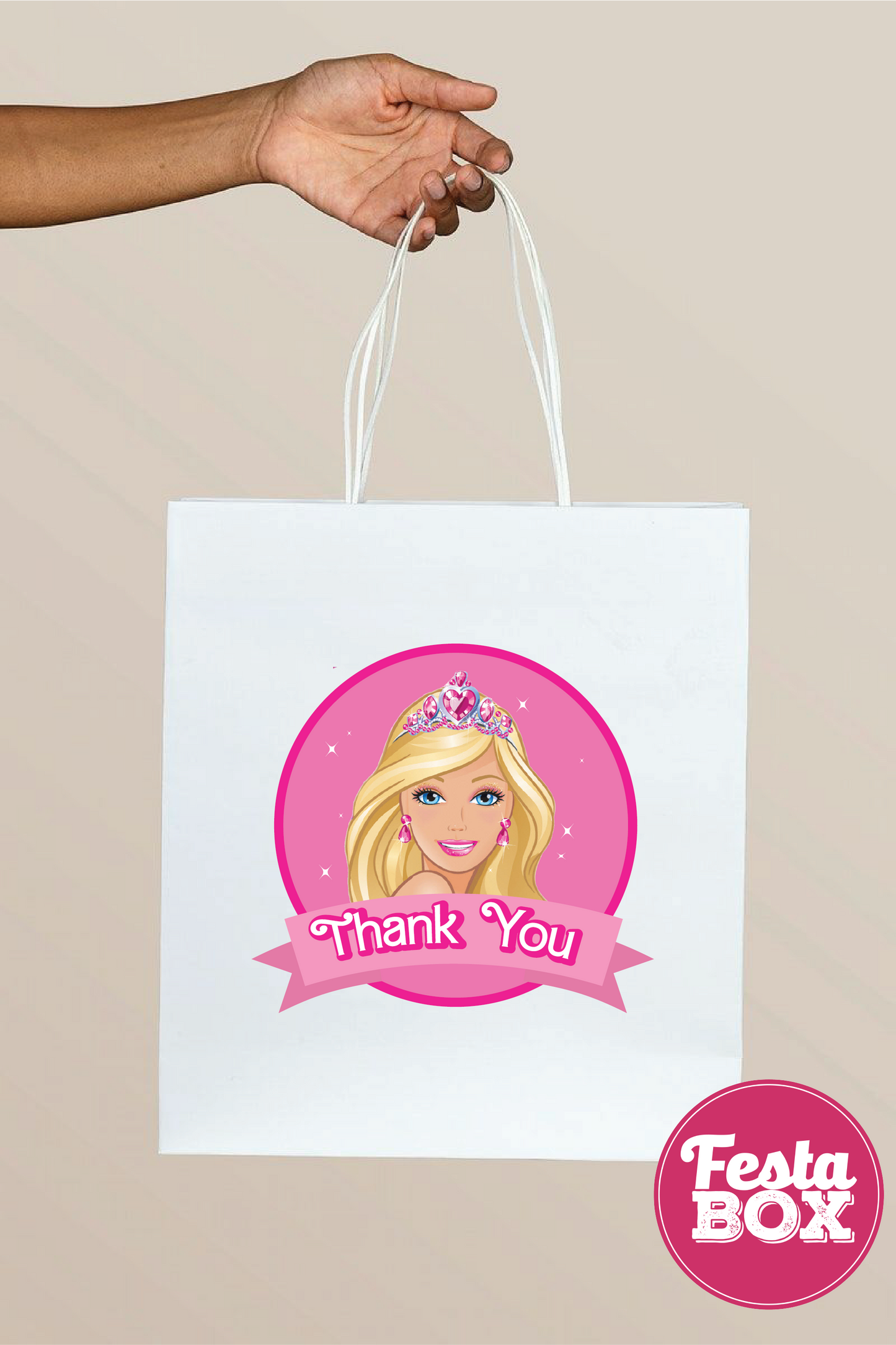 Return Gift Bags for Birthday Party Barbie Theme Option 2 Festabox