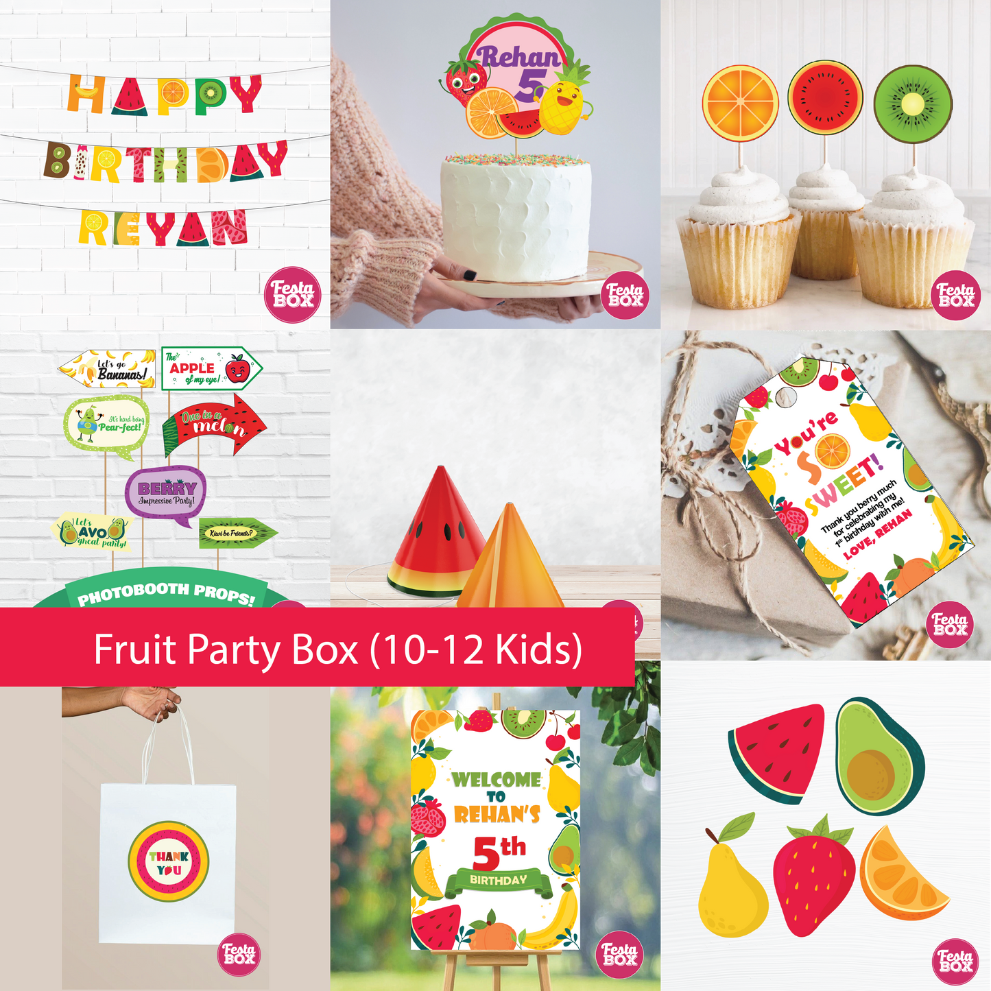 Birthday Party Box - Fruit Theme