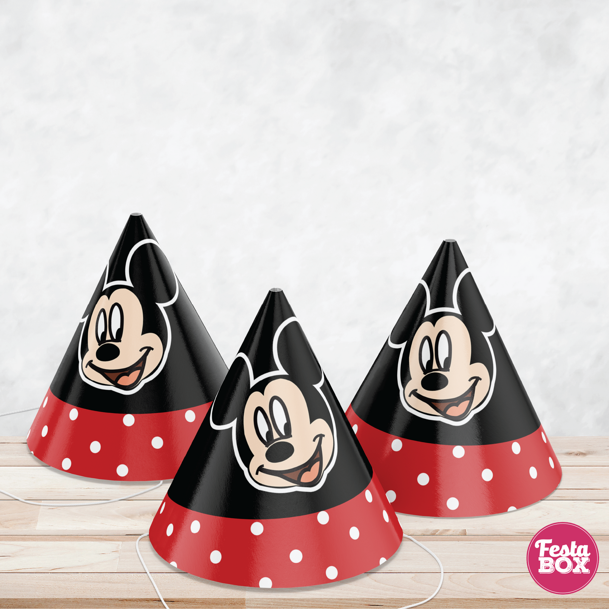 Birthday Celebration Caps - Mickey Mouse Theme (Set of 6) -