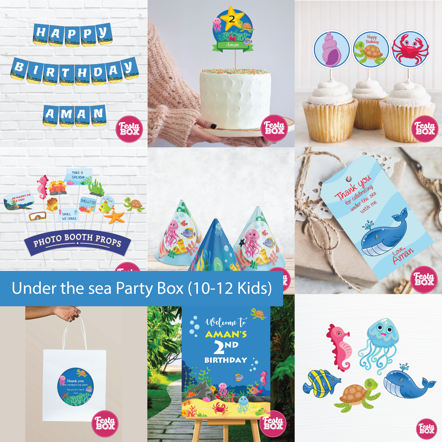 Birthday Party Box - Under the Sea Theme