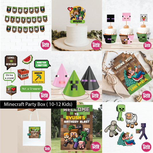 Birthday Party Box - Minecraft Theme