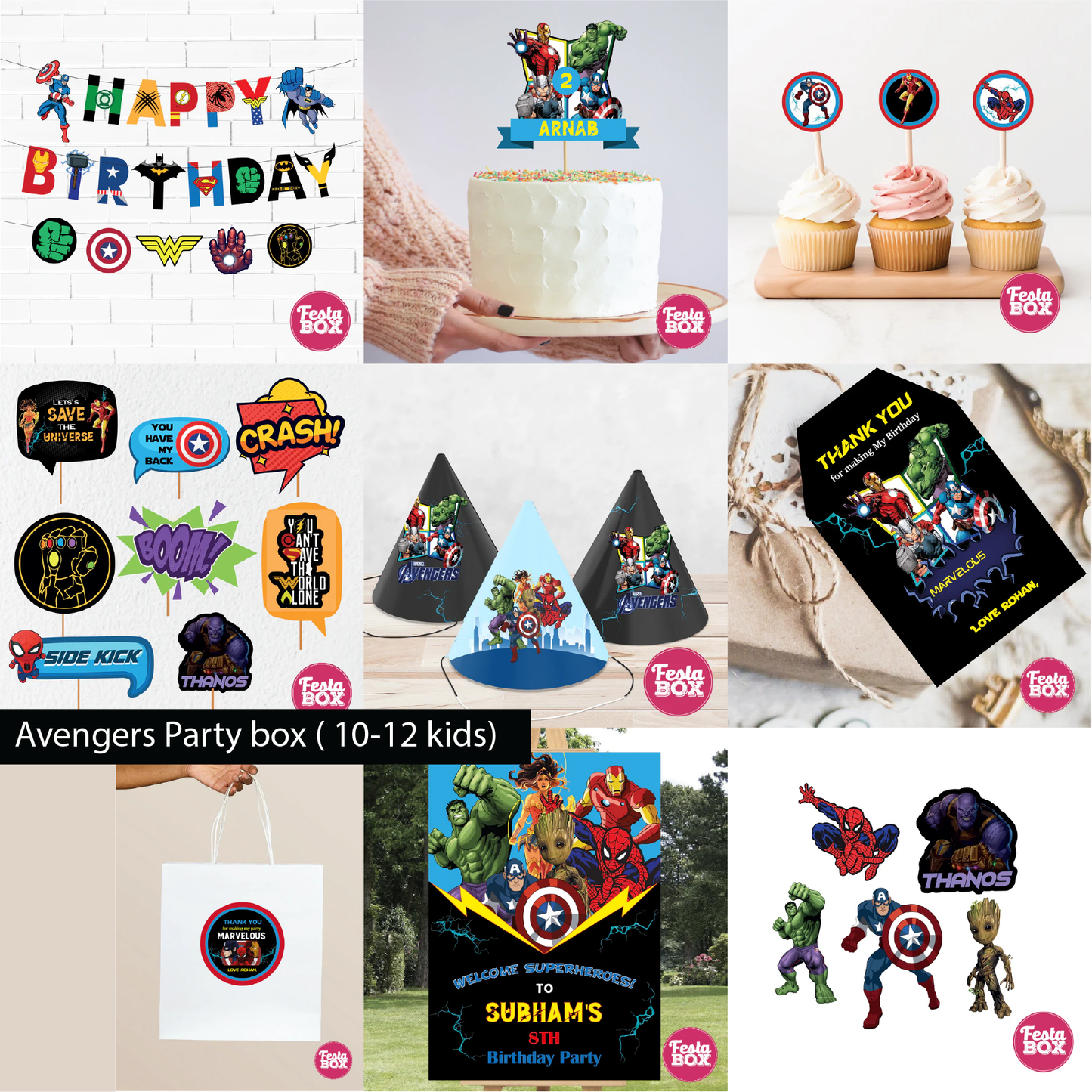 Birthday Party Box - Avengers Theme
