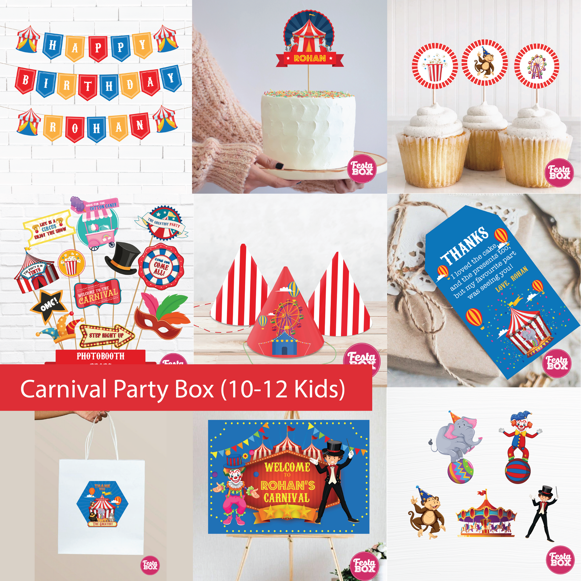 Birthday Party Box - Carnival Theme