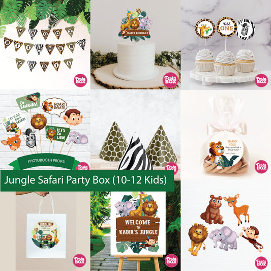 Birthday Party Box - Jungle Safari Theme