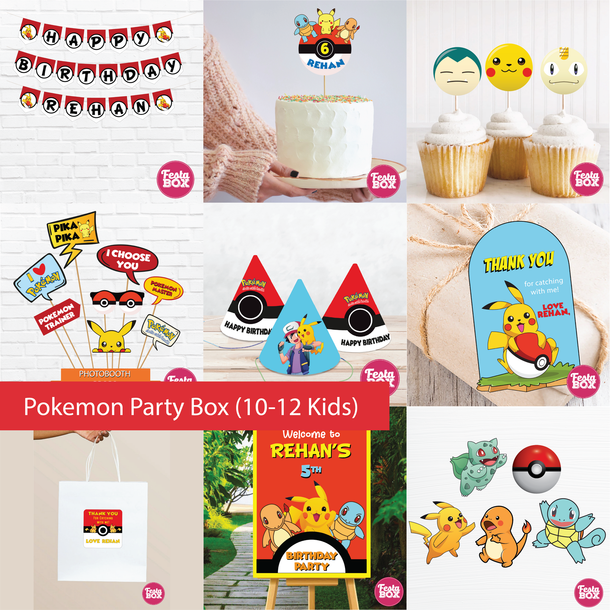 Birthday Party Box - Pokemon Theme