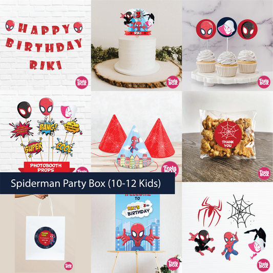 Birthday Party Box - Spiderman Theme