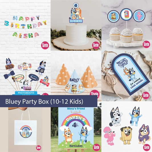 Birthday Party Box - Bluey Theme