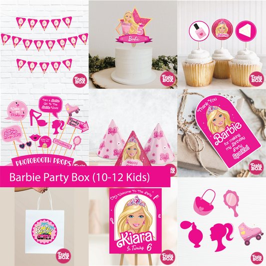 Birthday Party Box - Barbie Theme