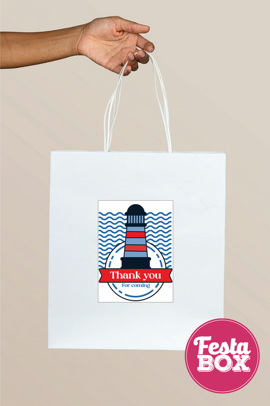 Return Gift Bags for Birthday Party - Nautical Theme - Option 1