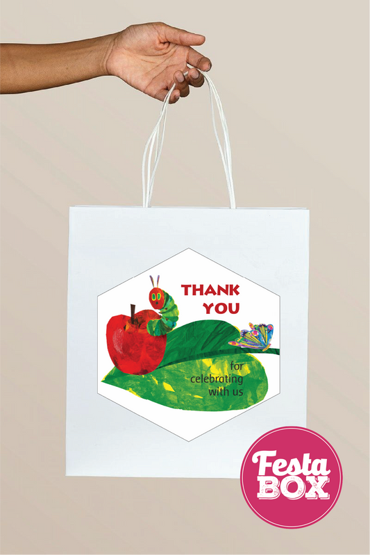 Return Gift Bags for Birthday Party - The Very Hungry Caterpillar Theme - Option 2