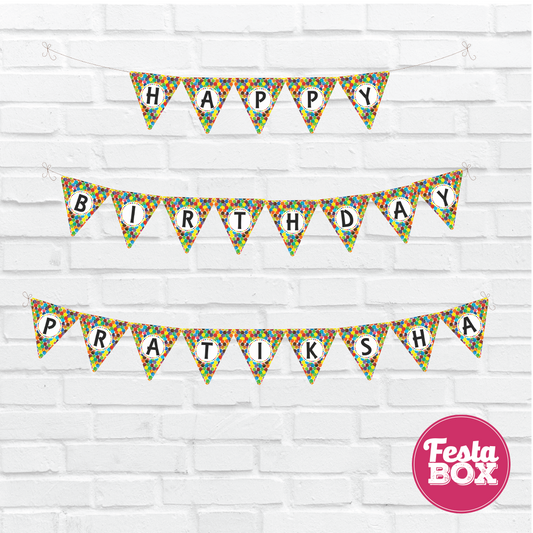 Background Banner for Birthday Party - Hungry Caterpillar Theme by Festabox - Option 1