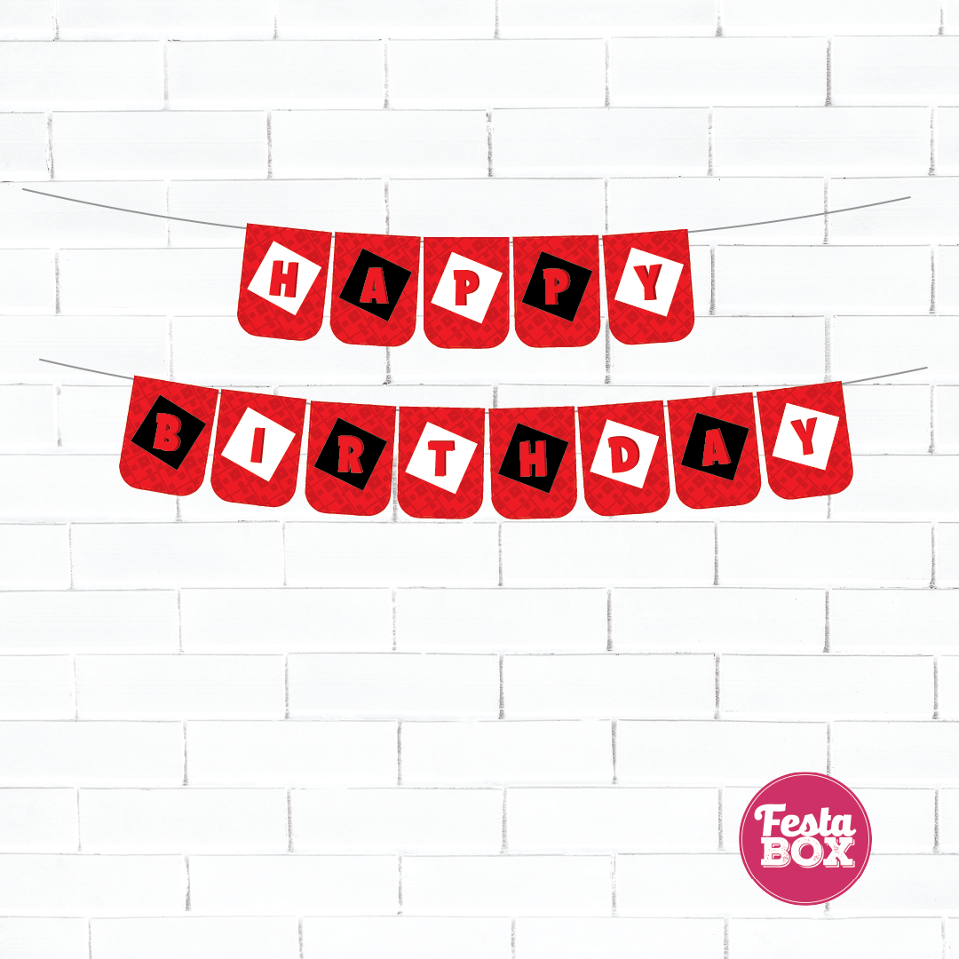 Birthday banner Roblox theme 