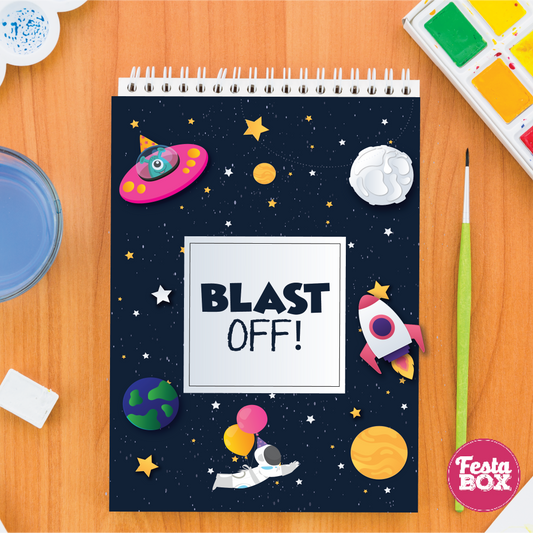 Return gifts - Drawing book - Space theme Birthday Party