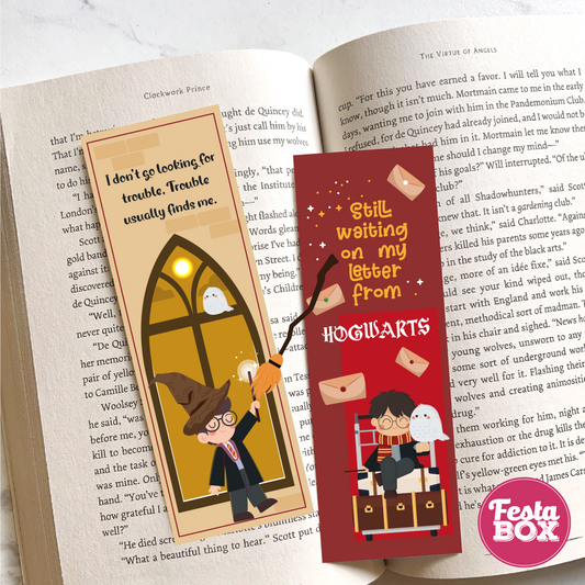 Bookmark – Harry Potter Birthday Party Theme (Set of 6 pairs) - Option 1