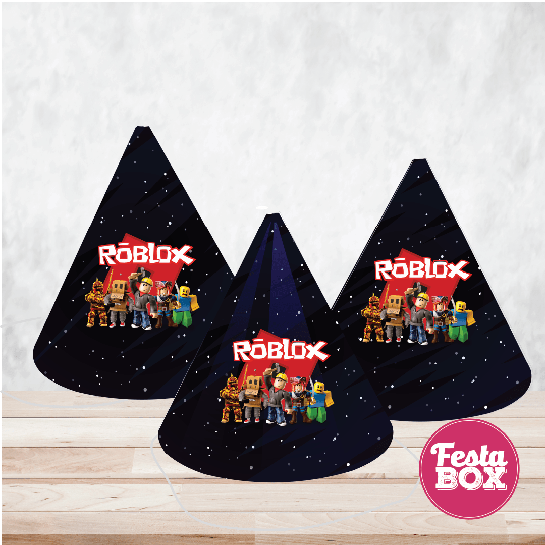 Birthday Celebration Caps - Roblox Theme - Option 1
