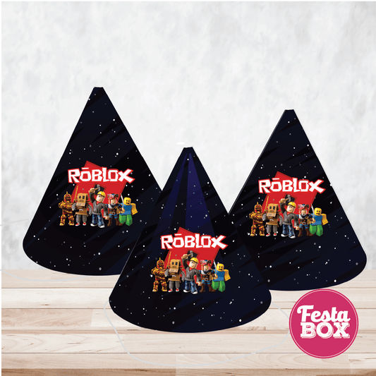 Birthday Celebration Caps - Roblox Theme - Option 1