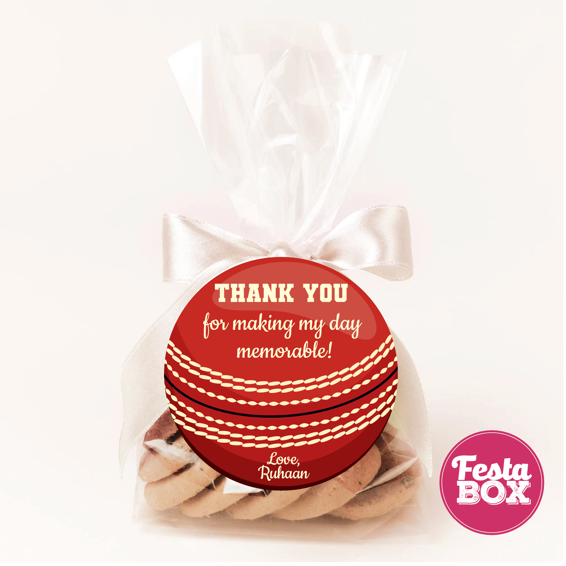 Gift Tags for Birthday Party Decoration - Cricket - Option 2