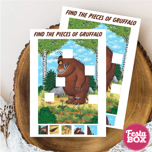 Birthday Game - Jigsaw Puzzle - Gruffalo Theme (Set of 6)