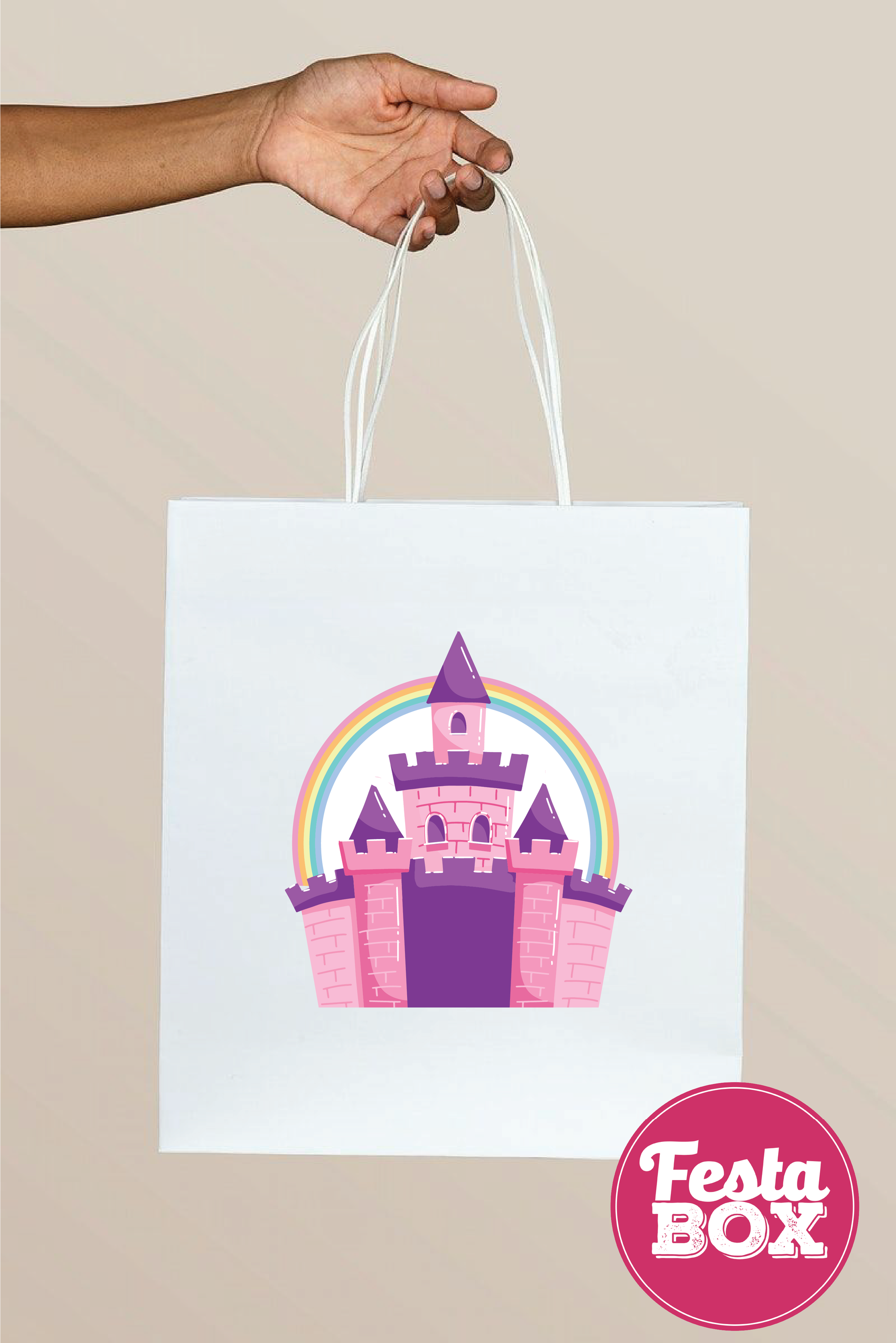 Return Gift Bags for Birthday Party - Princess Theme (Set of 6) - Option 2