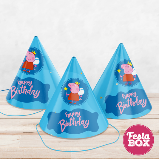 Birthday Celebration Caps - Peppa Pig Theme (Set of 6) - Option 1