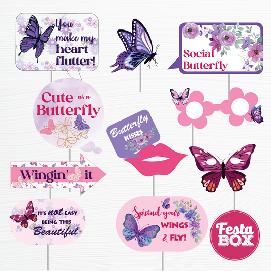 Party Props for Birthday Party Decoration - Butterfly Theme