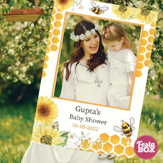 Photobooth Frame for Baby Shower – Honeybee Collection
