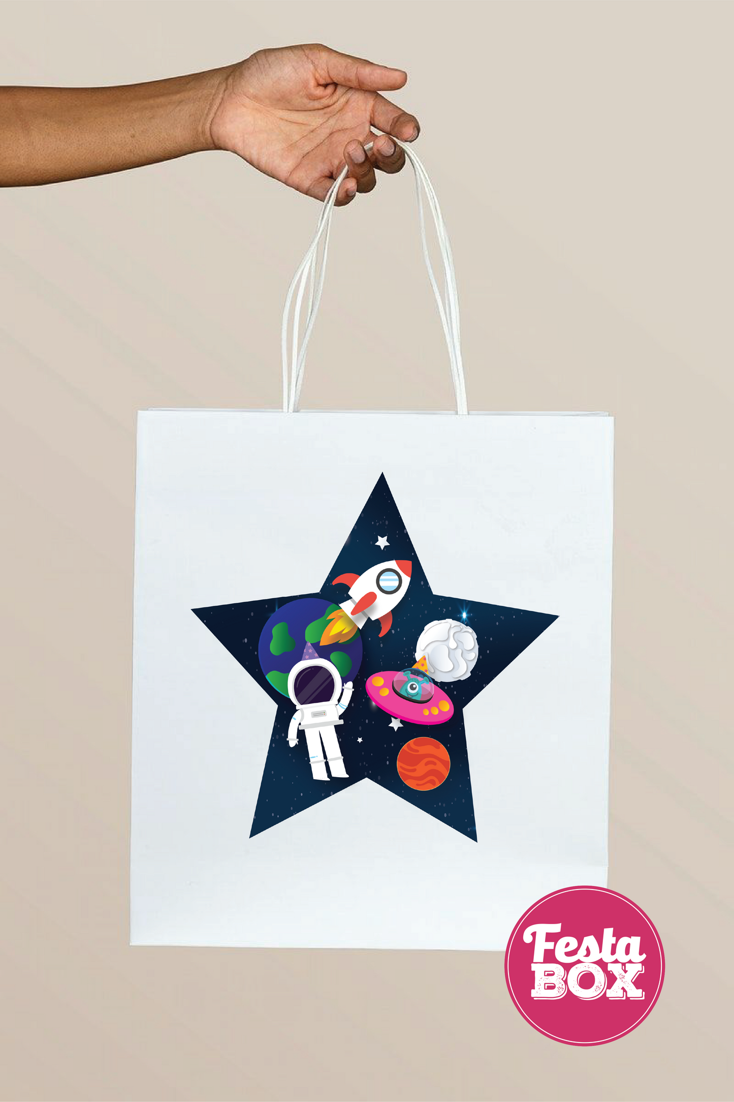 Return Gift Bags under the Space Theme by Festabox for Birthday Party Decorations