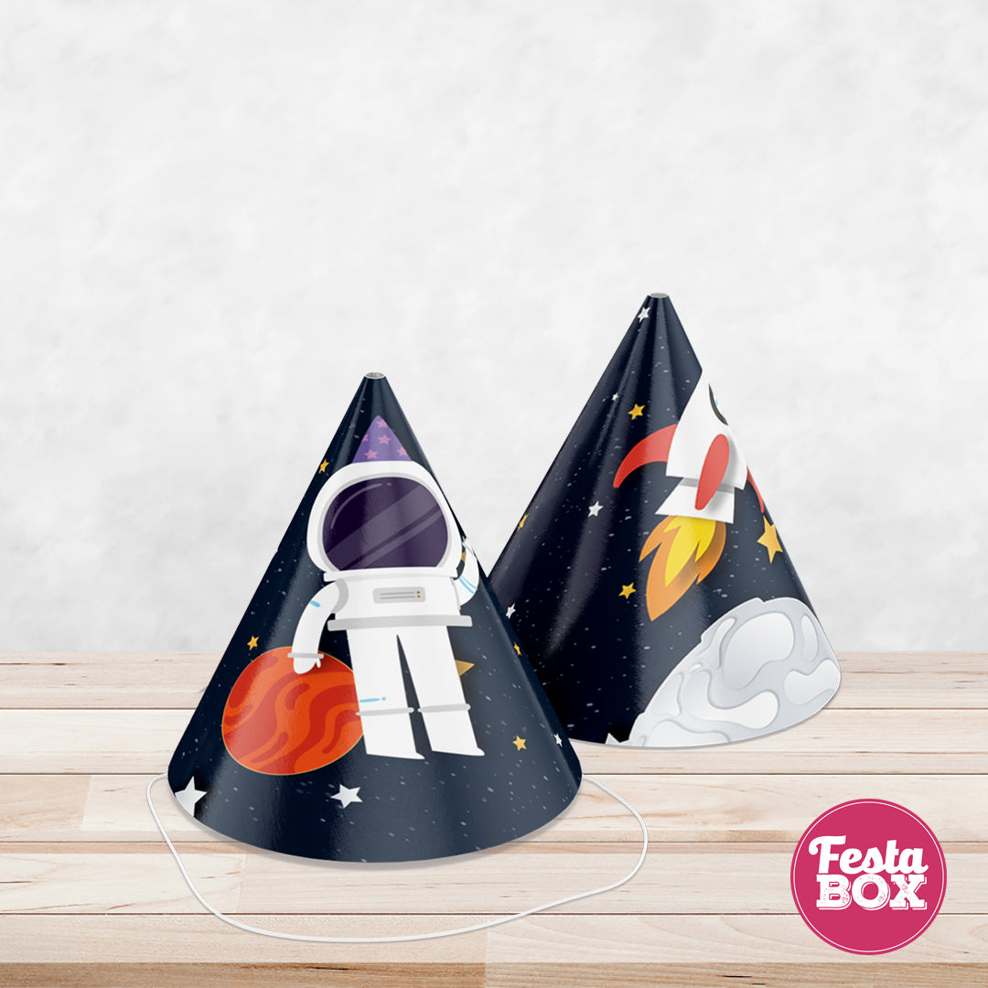 Birthday Celebration Caps - Space Theme (Set of 6) - Assorted