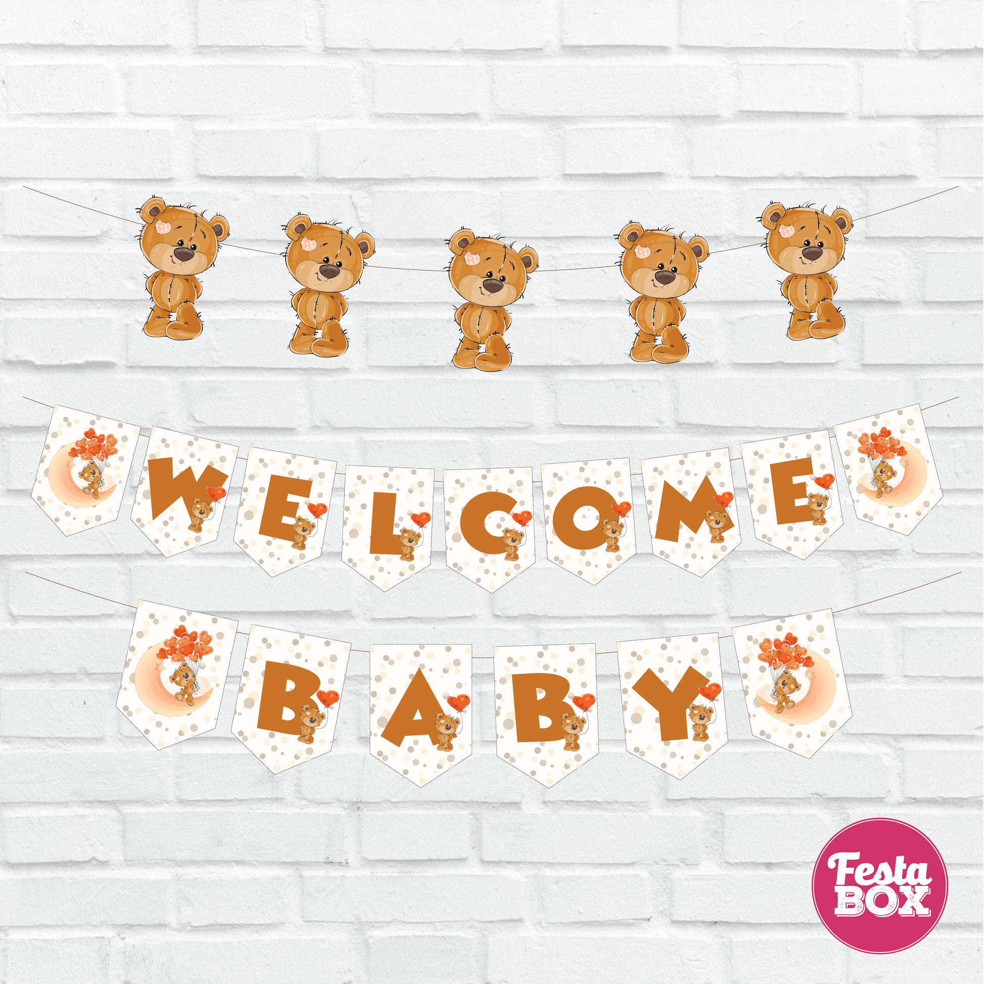 Background Banner under the Teddy Bear Collection by Festabox