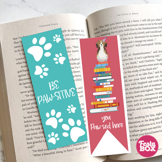 Bookmark under Puppy Birthday Party Theme Collection by Festabox